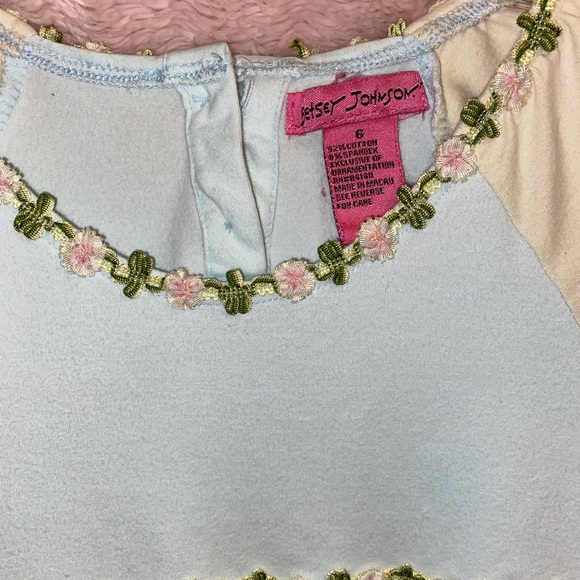 Betsey Johnson Girls Boutique Dress 6 Silk Roses - Picture 4 of 6